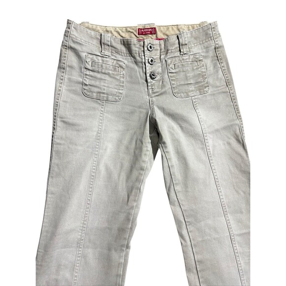 Periscope Cargo Pants Flare Y2K Womens Button Fly Sz 3 - Picture 2 of 11